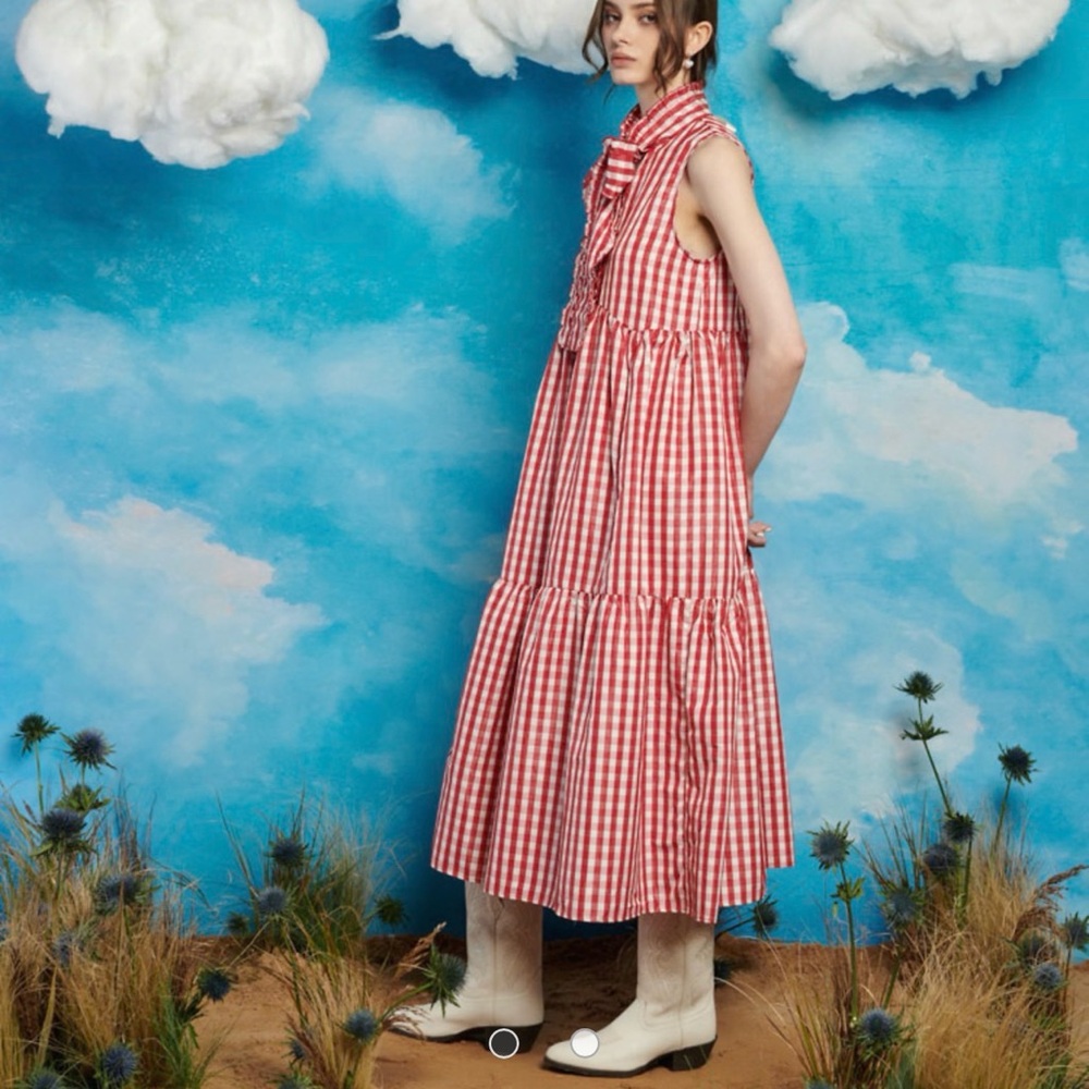 Sister Jane Red and White Gingham Dress - Picture 4 of 4